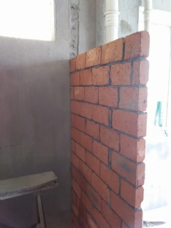 泥工砌墙工程1